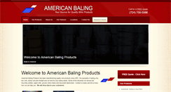 Desktop Screenshot of americanbaling.com