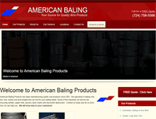 Tablet Screenshot of americanbaling.com
